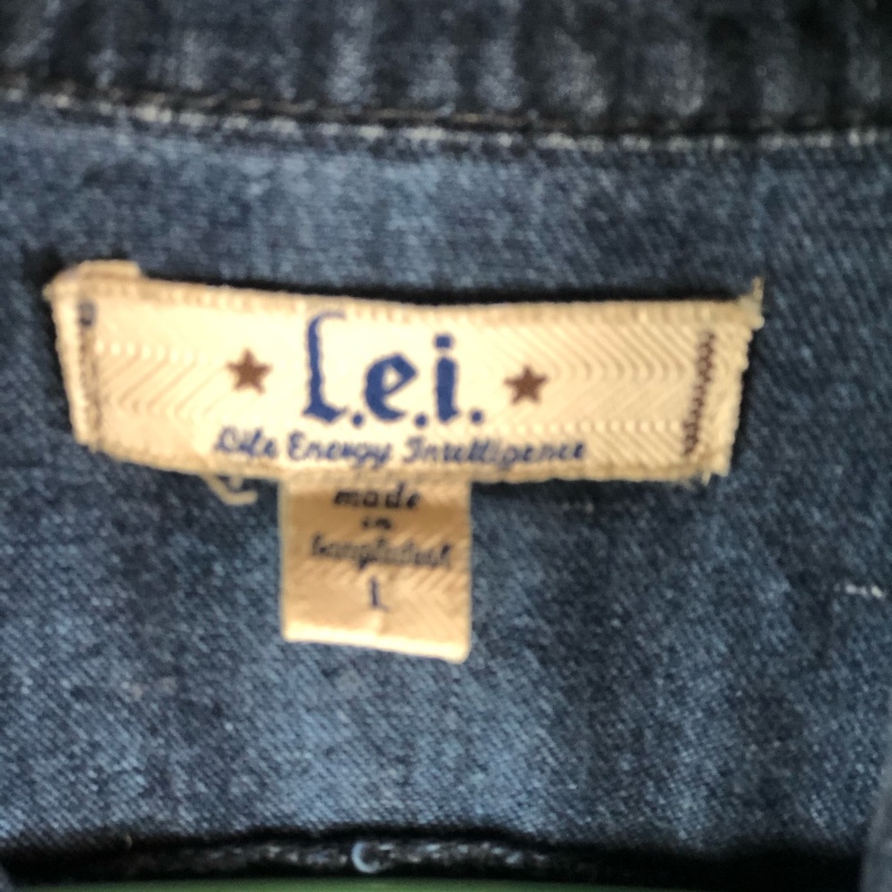 Juniors LEI Jean Jacket Size Large - Picture 4 of 6